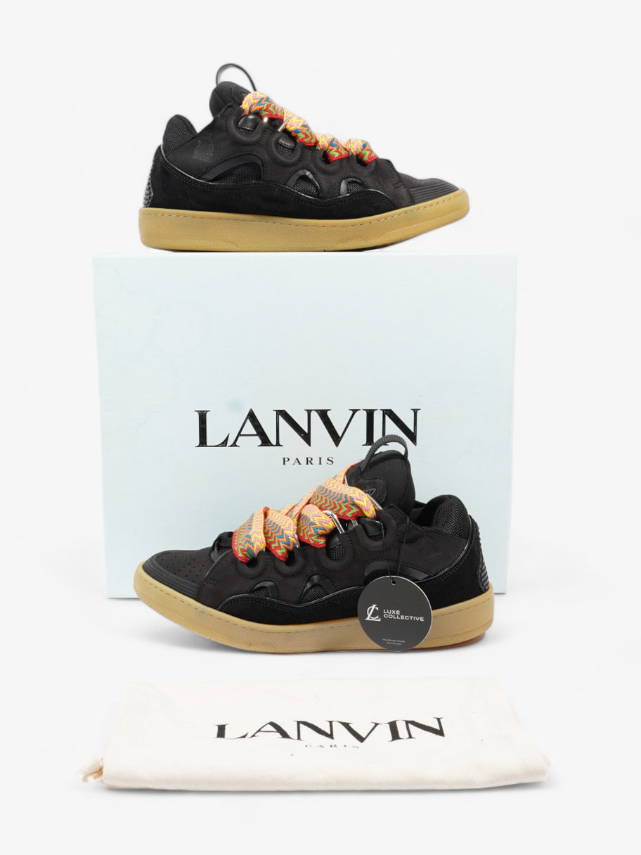 Lanvin Skate Sneakers Black / Multicolour Laces Calfskin Leather EU 43 UK 9 Image 10