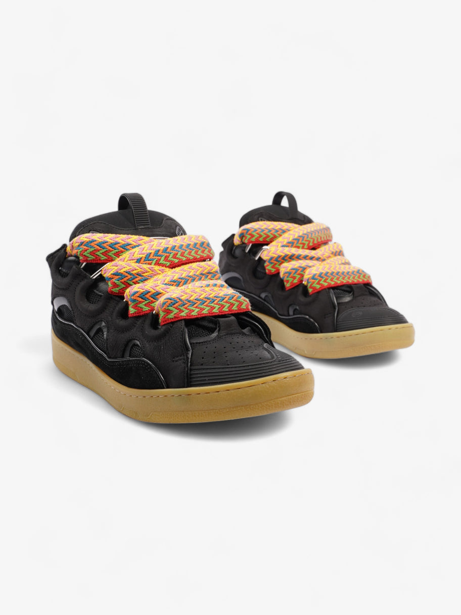 Lanvin Skate Sneakers Black / Multicolour Laces Calfskin Leather EU 43 UK 9 Image 2