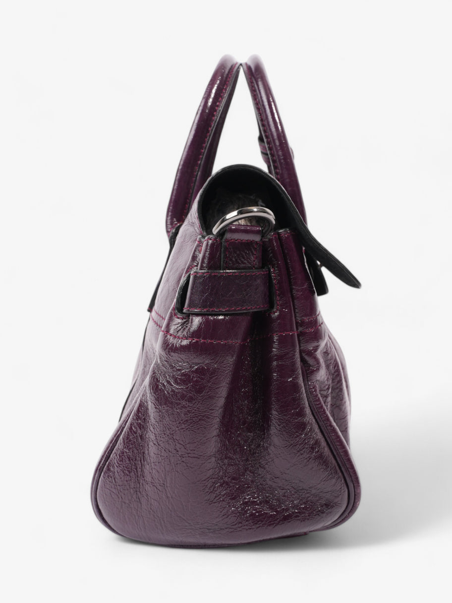 Mulberry Bayswater Satchel Plum Patent Leather Image 5