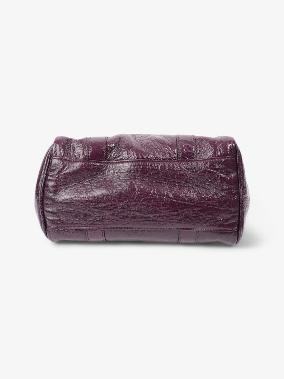 Mulberry Bayswater Satchel Plum Patent Leather Image 6