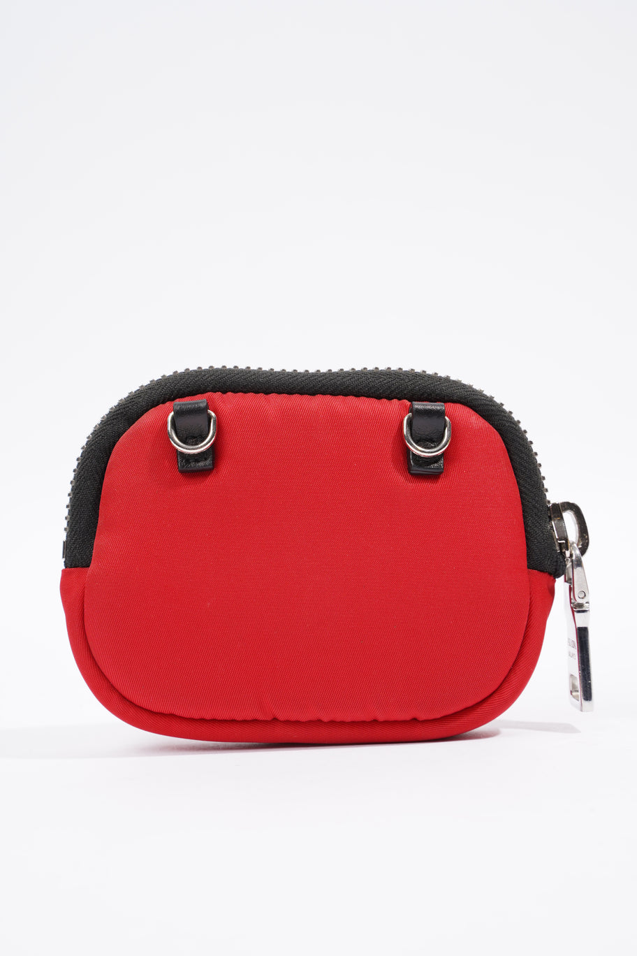 Pouch With Strap Red Nylon Image 3