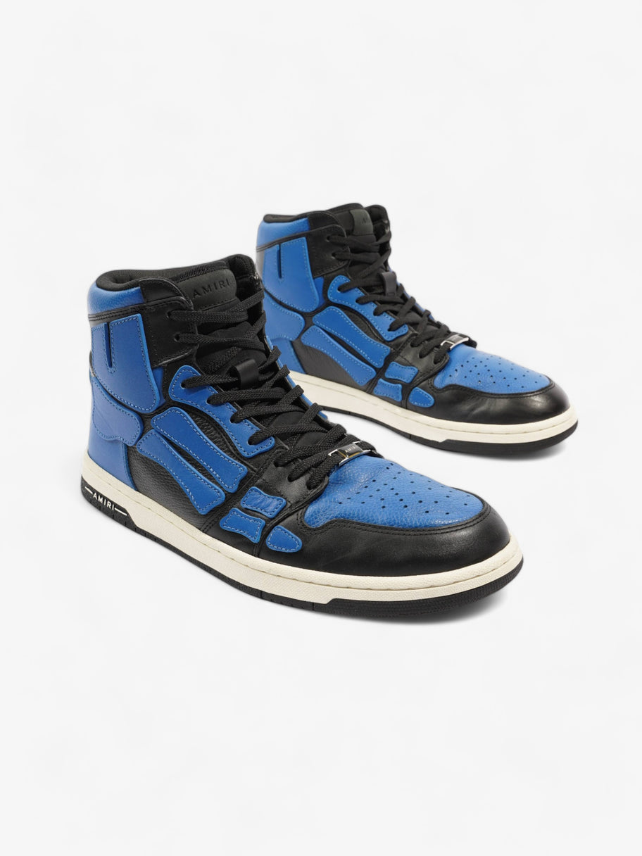 Amiri Bone Runner High Top Blue / Black Leather EU 44 UK 10 Image 2