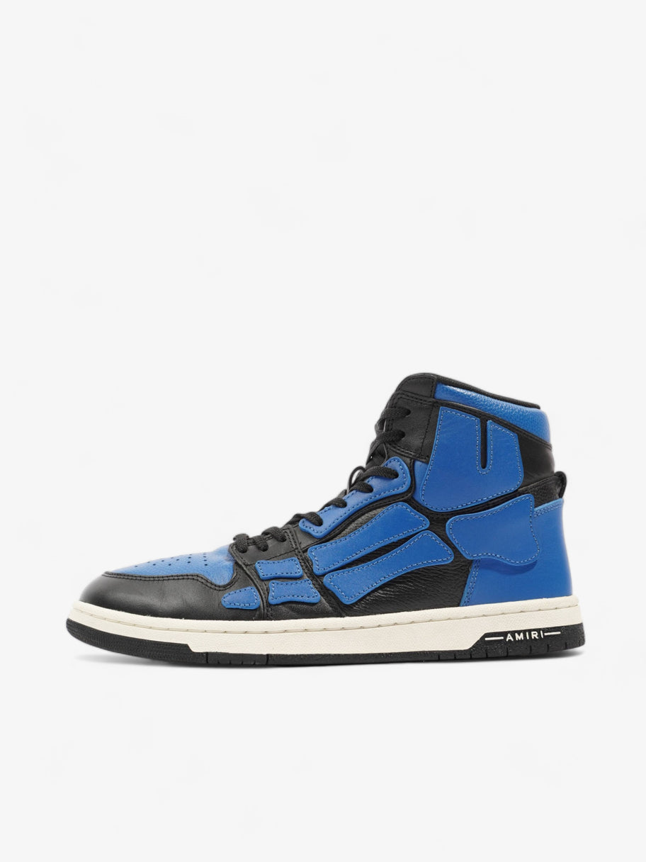 Amiri Bone Runner High Top Blue / Black Leather EU 44 UK 10 Image 5