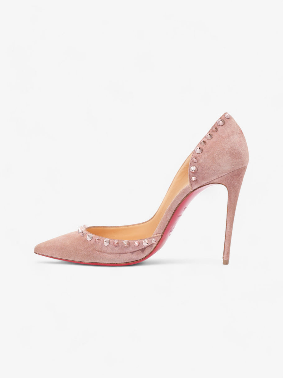 Christian Louboutin Irishell 100mm Pale Pink Suede EU 38.5 UK 5.5 Image 3