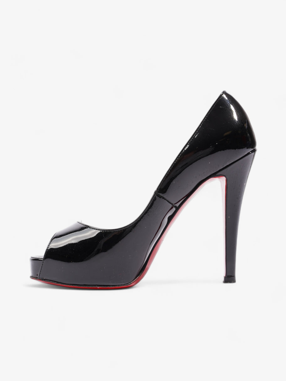 Christian Louboutin Very Prive  120 Black Patent Leather EU 34.5 UK 1.5 Image 3