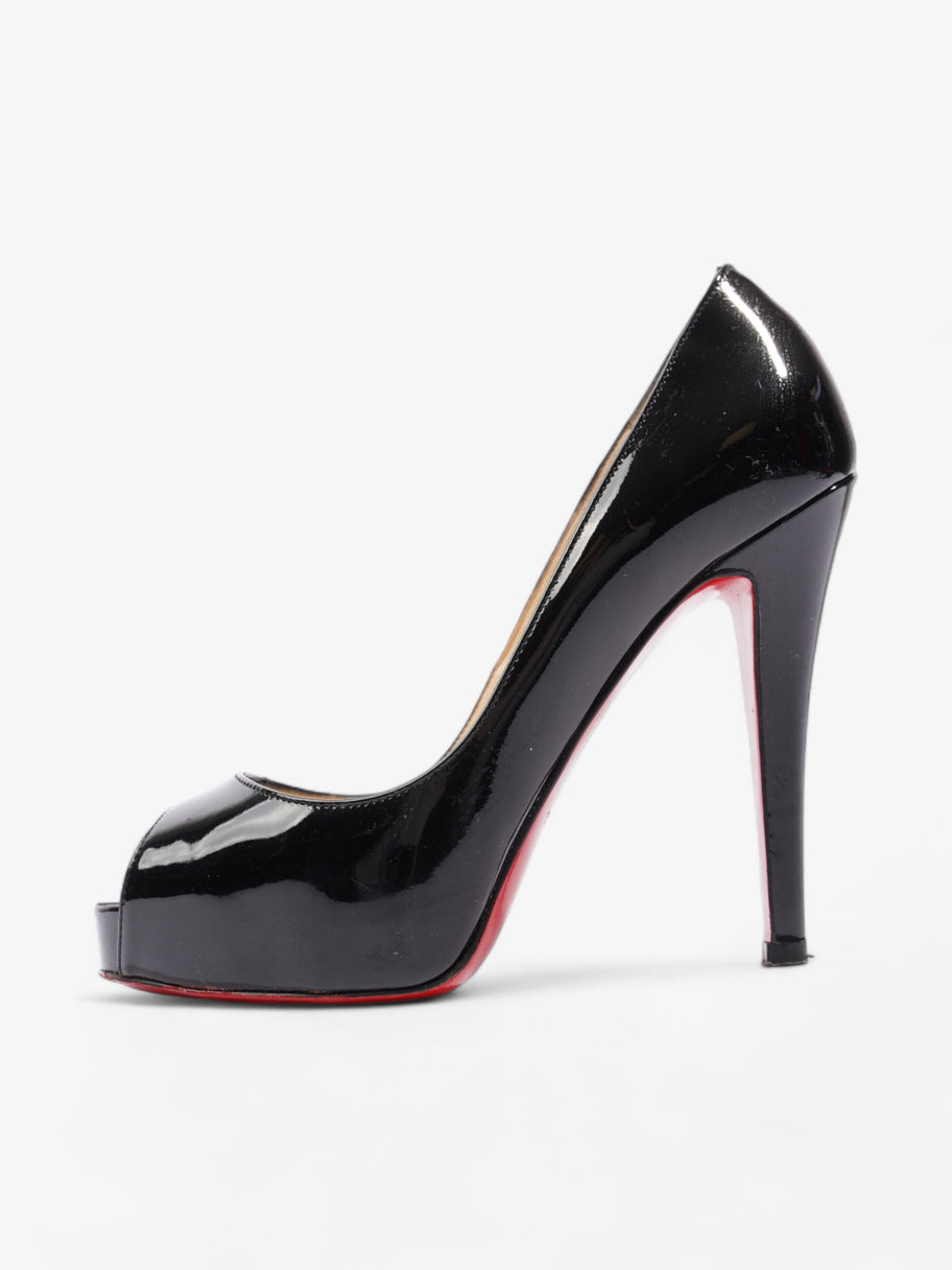 Christian Louboutin Very Prive  120 Black Patent Leather EU 34.5 UK 1.5 Image 5