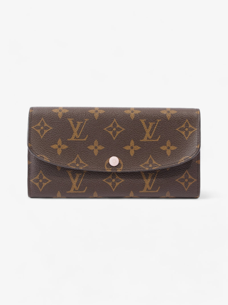  Louis Vuitton Emilie Monogram / Rose Ballerine Coated Canvas