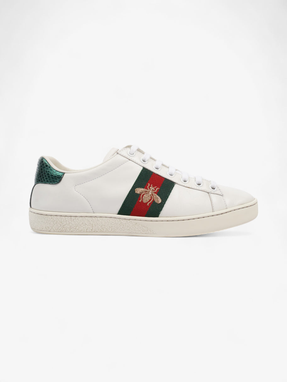 Gucci Ace Embroidered Bee Sneakers White / Green / Red Leather EU 37 UK 4 Image 1