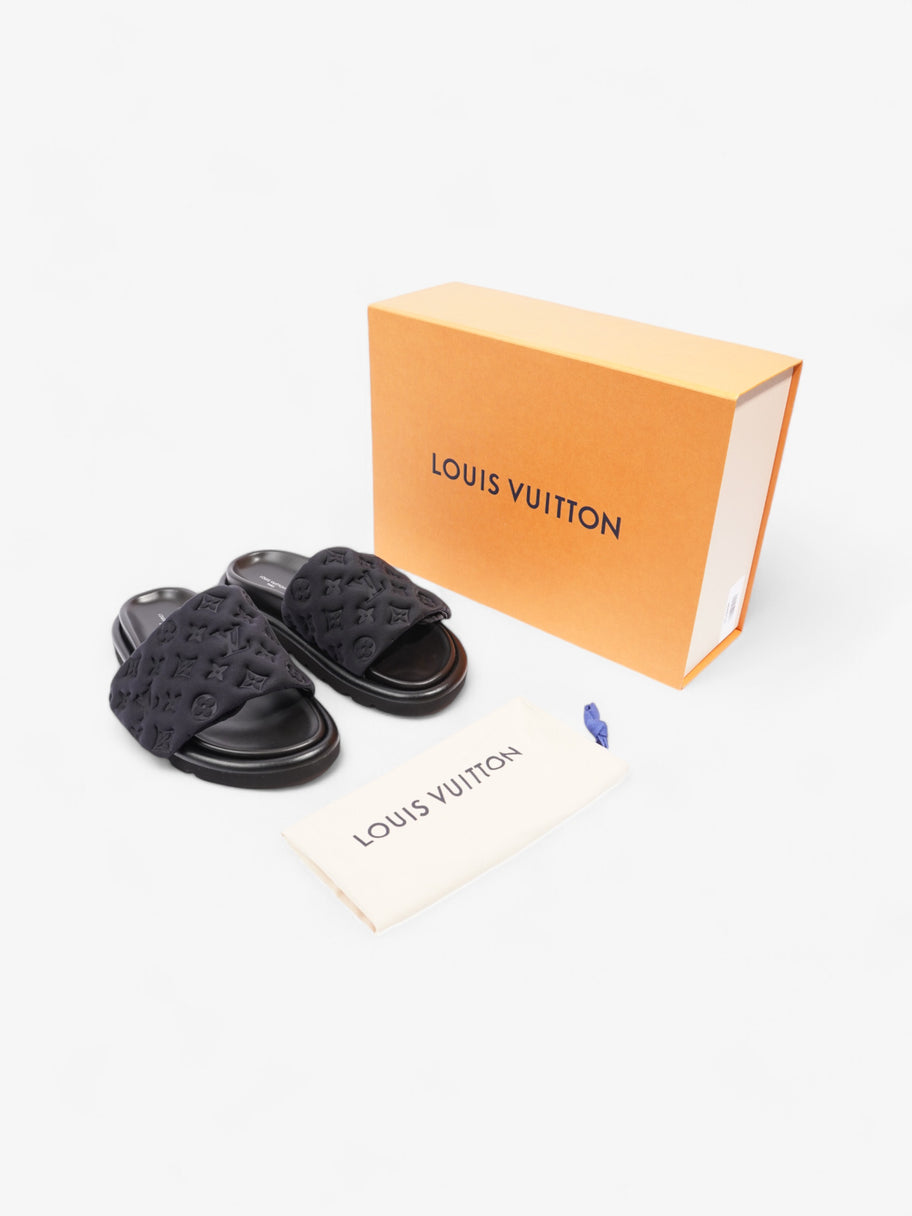 Louis Vuitton Pool Pillow Flat Comfort Mule Black Monogram Nylon EU 39 UK 6 Image 10