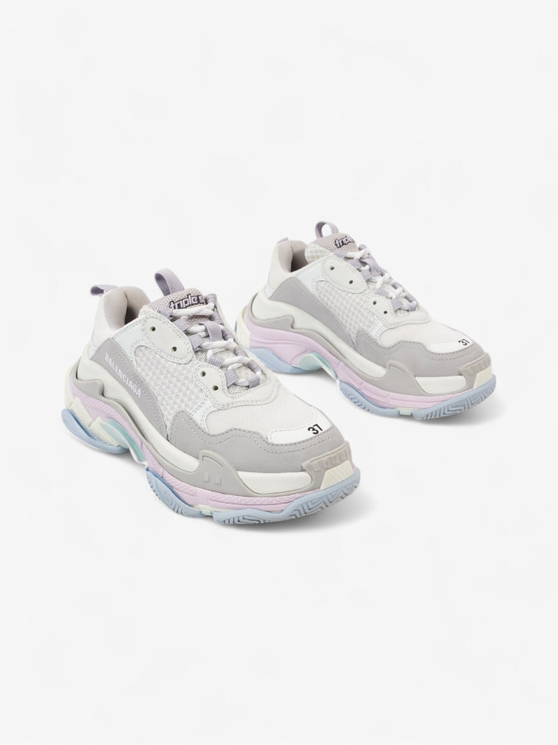  Balenciaga Triple S White  / Pastel Mesh EU 37 UK 4