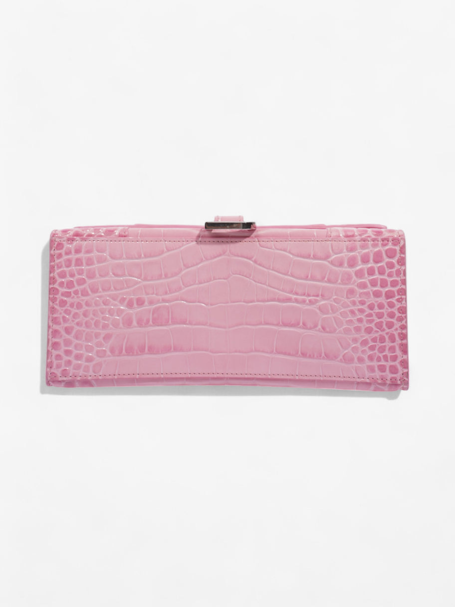 Balenciaga Hourglass Pink Embossed Leather Small Image 6