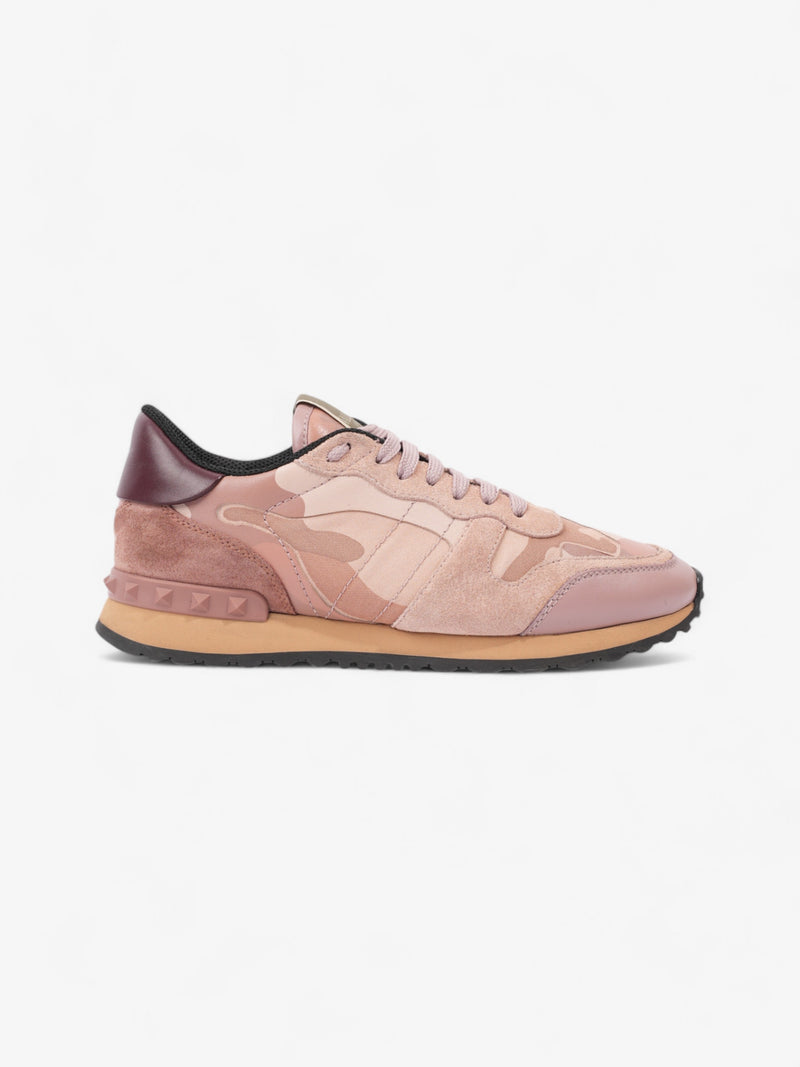  Valentino Rockstud Runners Pink Camouflage  Suede EU 37 UK 4