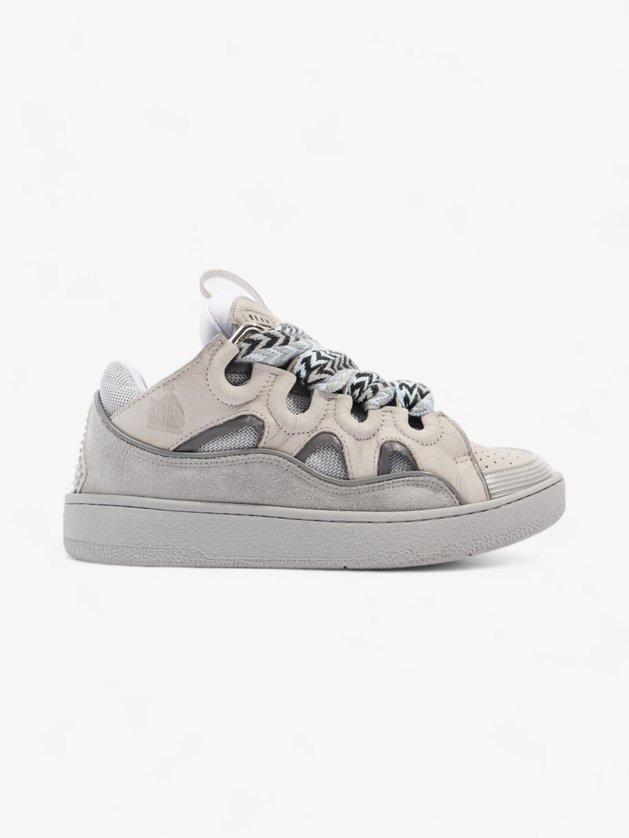 Lanvin Curb Sneakers Grey / Blue / Black Polyester EU 38 UK 5 Image 1