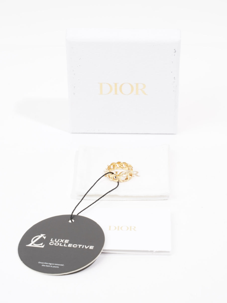 Christian Dior Danseuse Étoile Ring Gold Base Metal M (52mm) Image 4