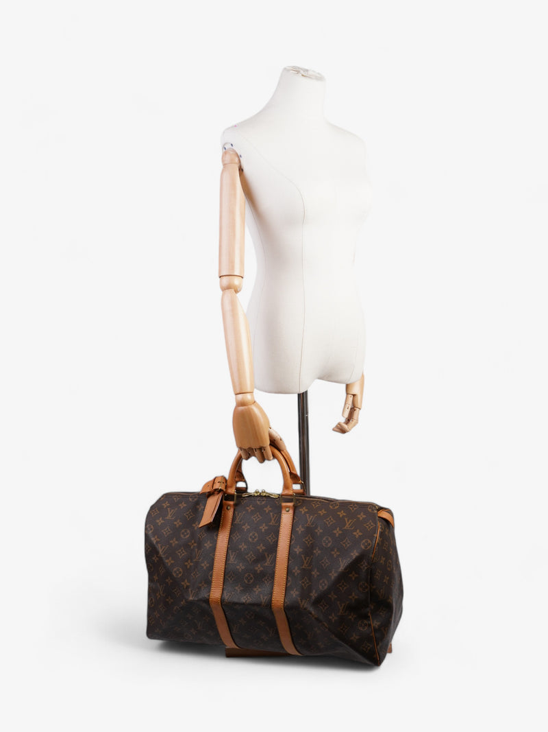  Louis Vuitton Keepall Monogram Coated Canvas 55