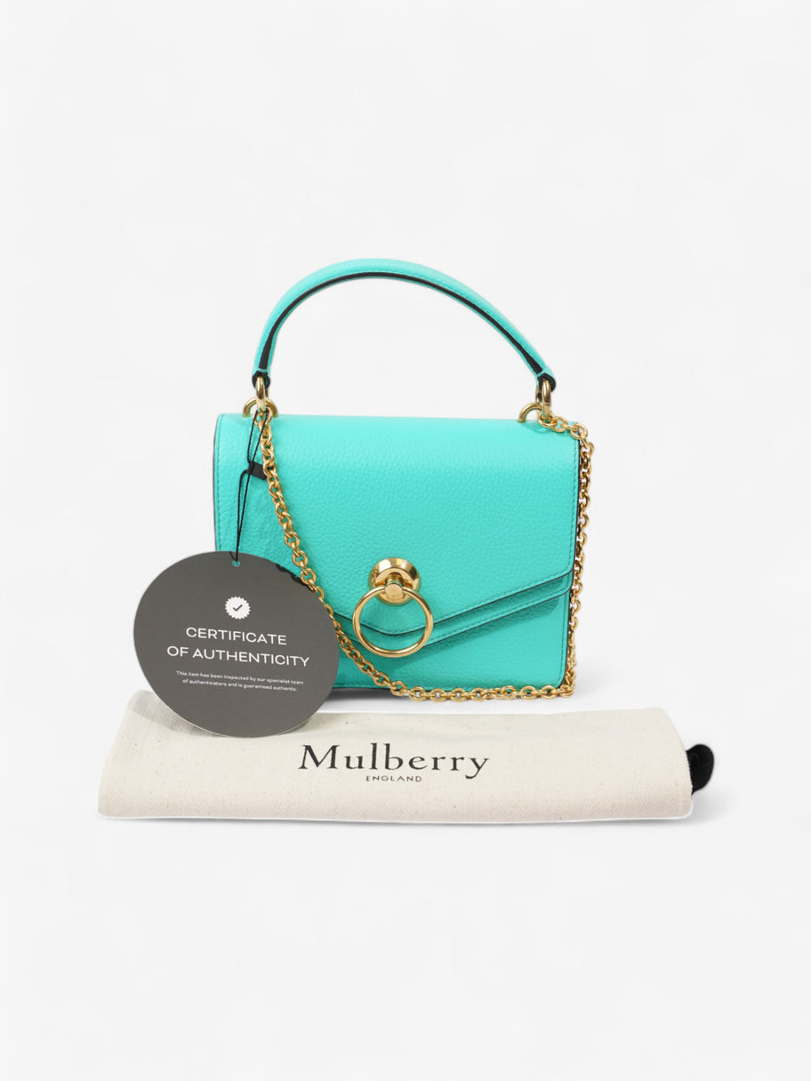 Mulberry Harlow Persian Green Grained Leather Small Image 10