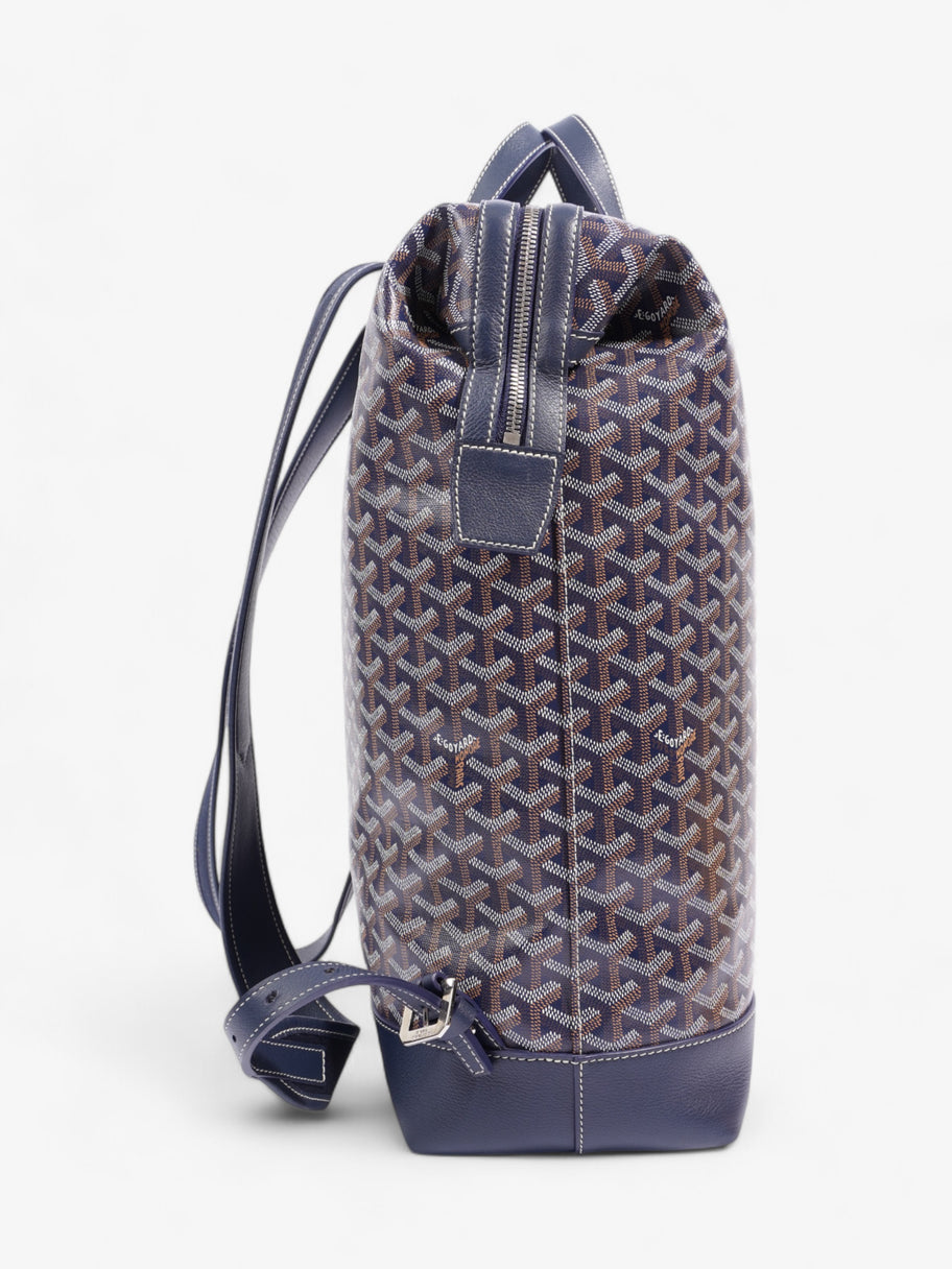 Goyard Cisalpin Blue Calfskin Leather Image 5