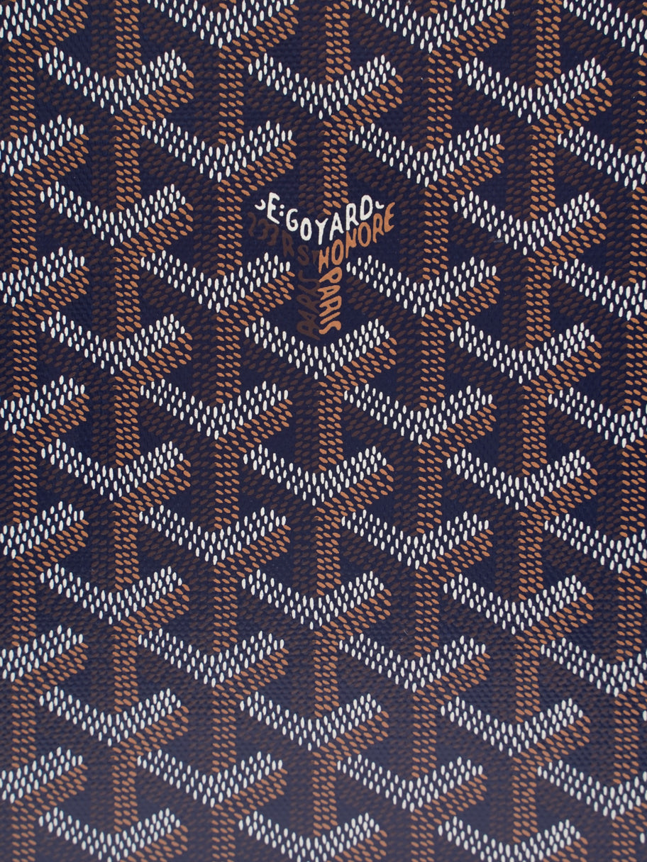 Goyard Cisalpin Blue Calfskin Leather Image 8