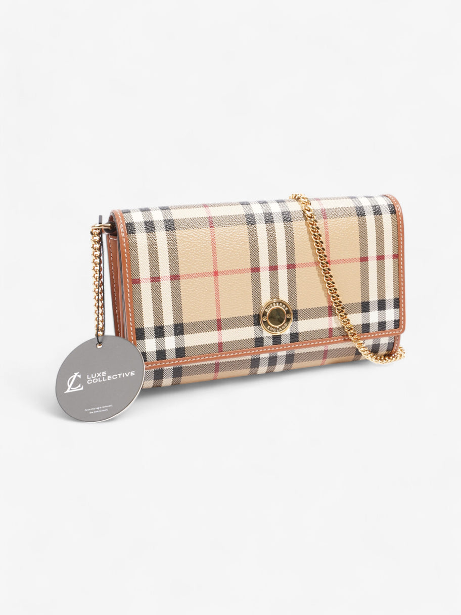 Burberry Wallet on chain Burberry Check Coated Canvas Image 9