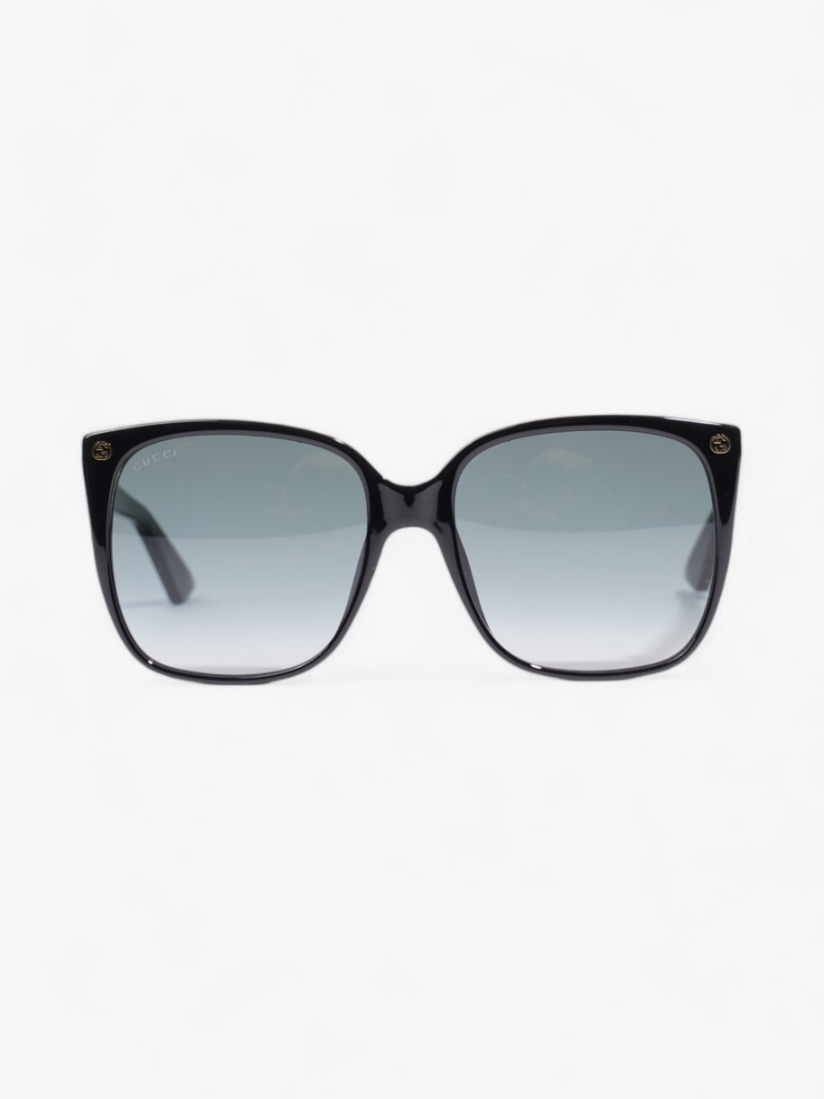 Gucci Interlocking G Sunglasses Black Acetate 140mm Image 1