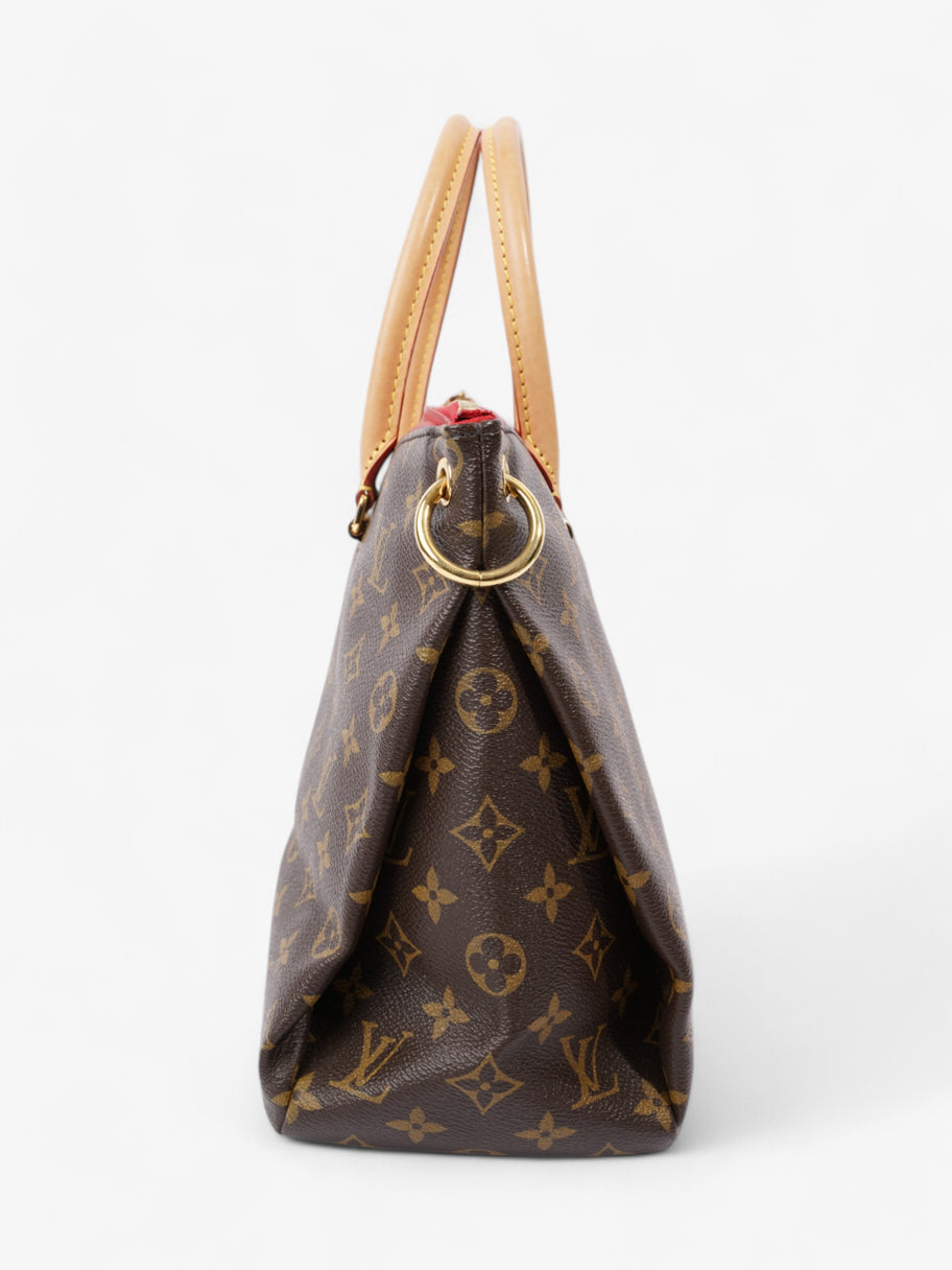 Louis Vuitton Pallas Monogram / Red Coated Canvas MM Image 5