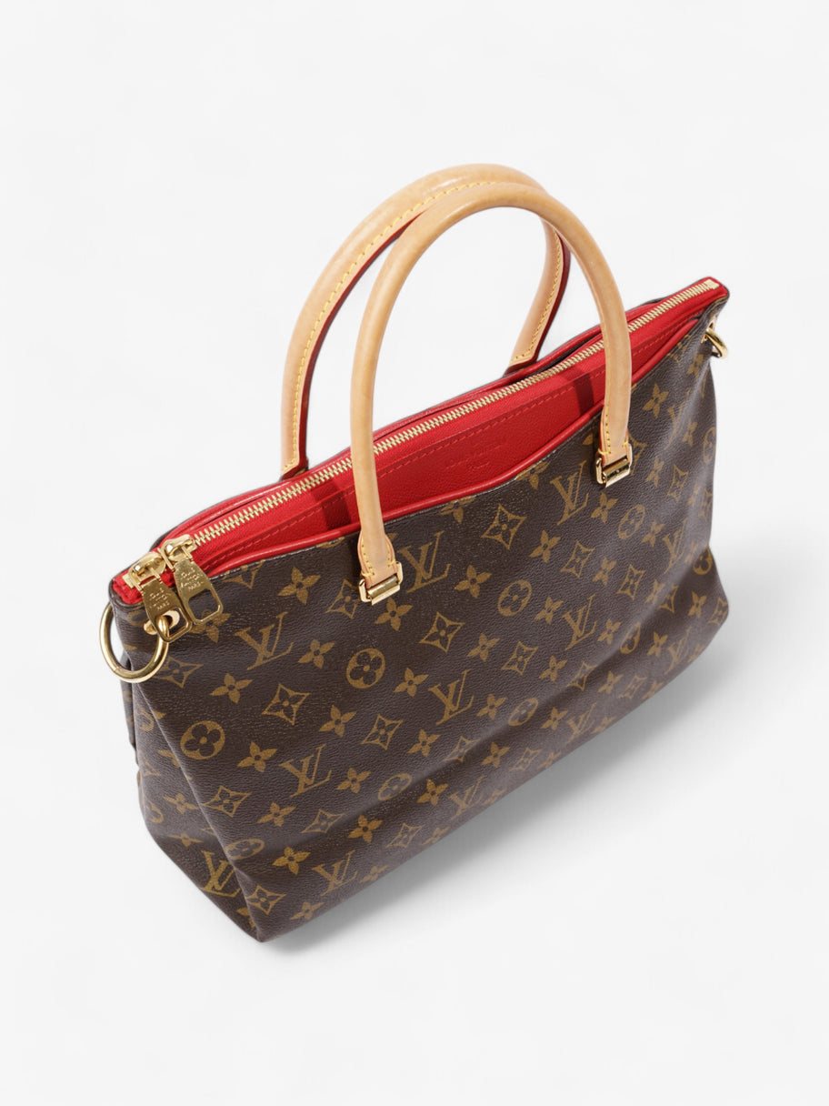 Louis Vuitton Pallas Monogram / Red Coated Canvas MM Image 7