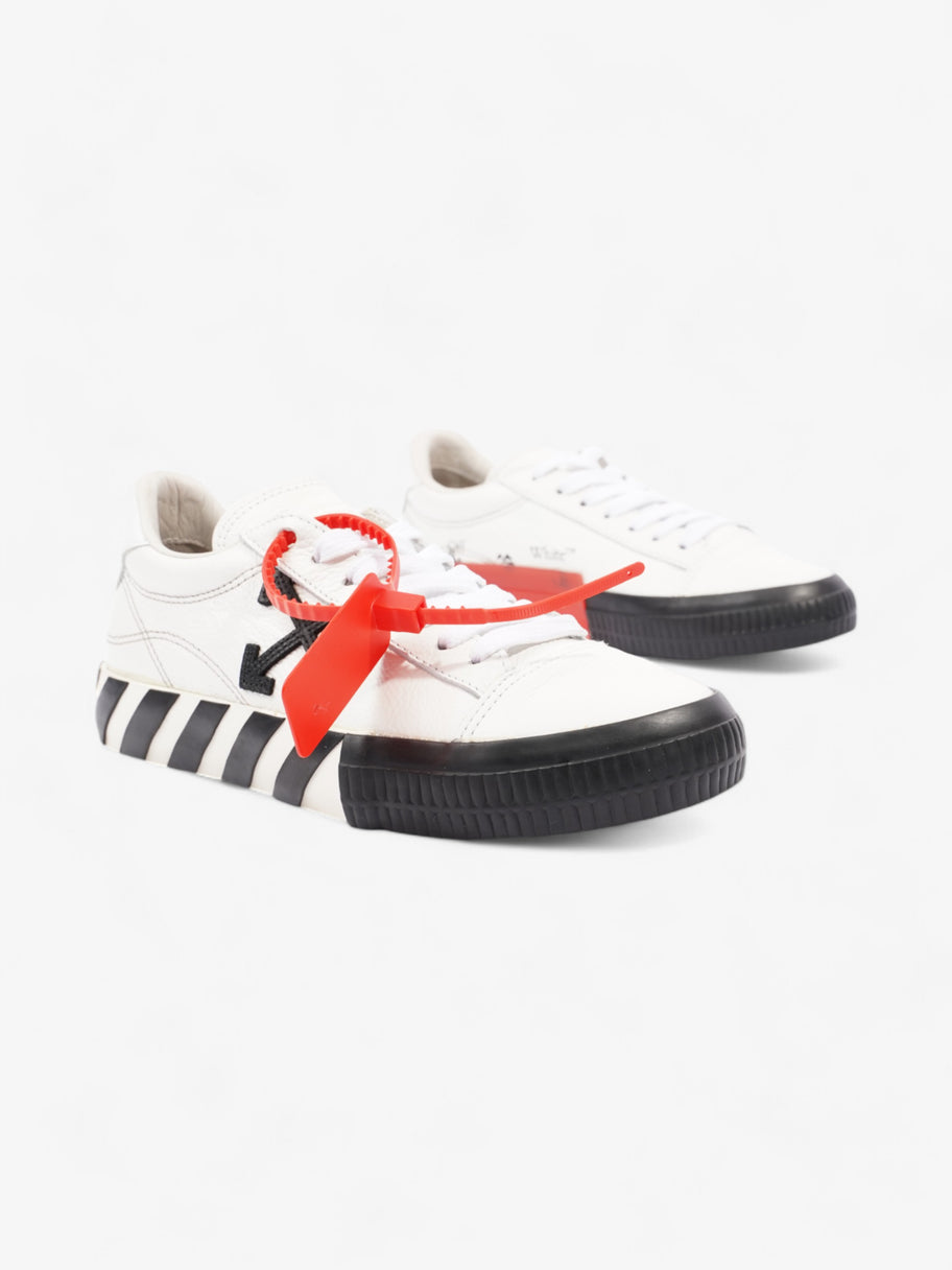 Off White Vulcanised Low-top White  / Black / Red Leather EU 38 UK 5 Image 2