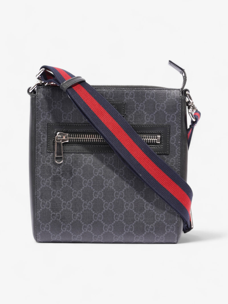  Gucci GG Crossbody Bag Black Canvas