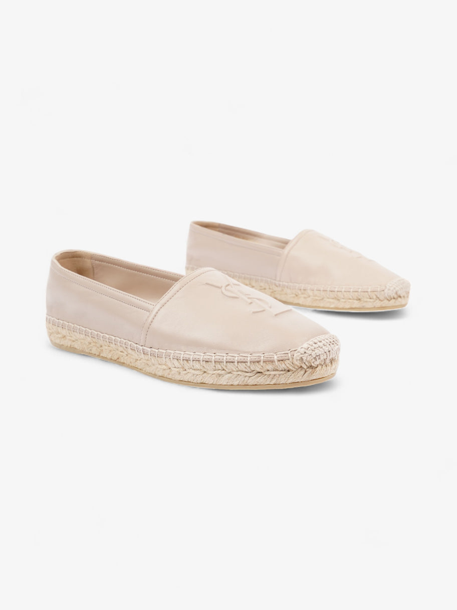 Saint Laurent YSL Espadrilles Nude Leather EU 38.5 UK 5.5 Image 2