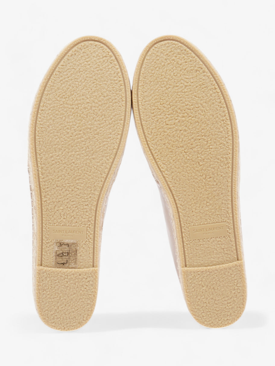 Saint Laurent YSL Espadrilles Nude Leather EU 38.5 UK 5.5 Image 7