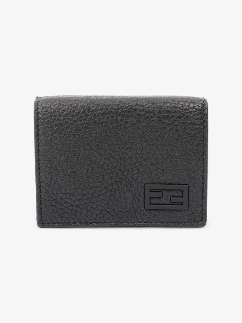  Tri-Fold Wallet Black Leather