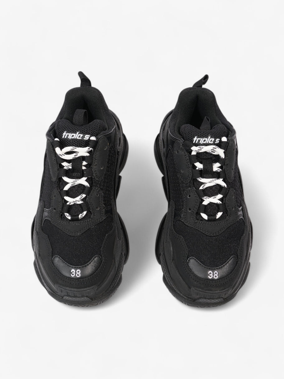 Balenciaga Triple S Black Mesh EU 38 UK 5 Image 8