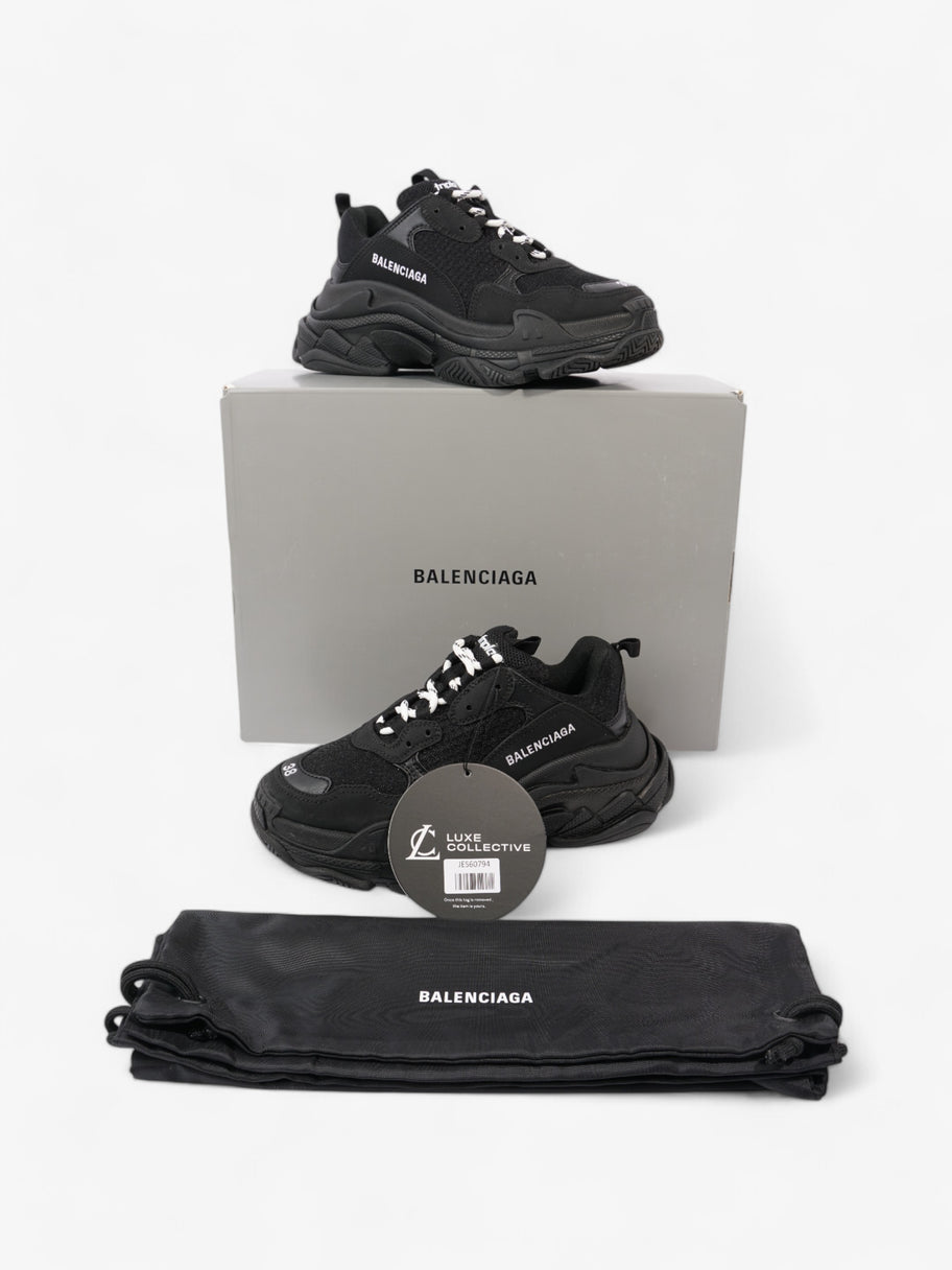 Balenciaga Triple S Black Mesh EU 38 UK 5 Image 9