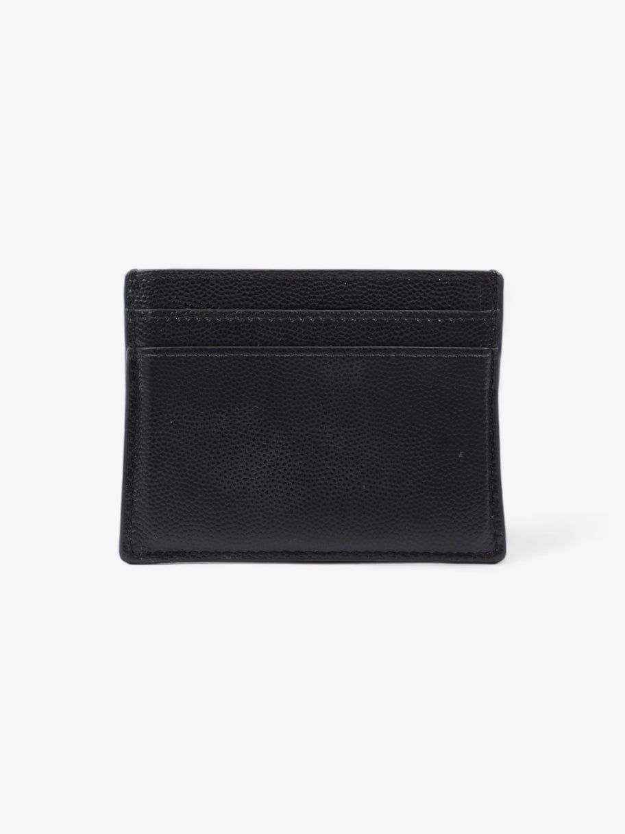 Saint Laurent Logo Card Holder Black Calfskin Leather Image 3