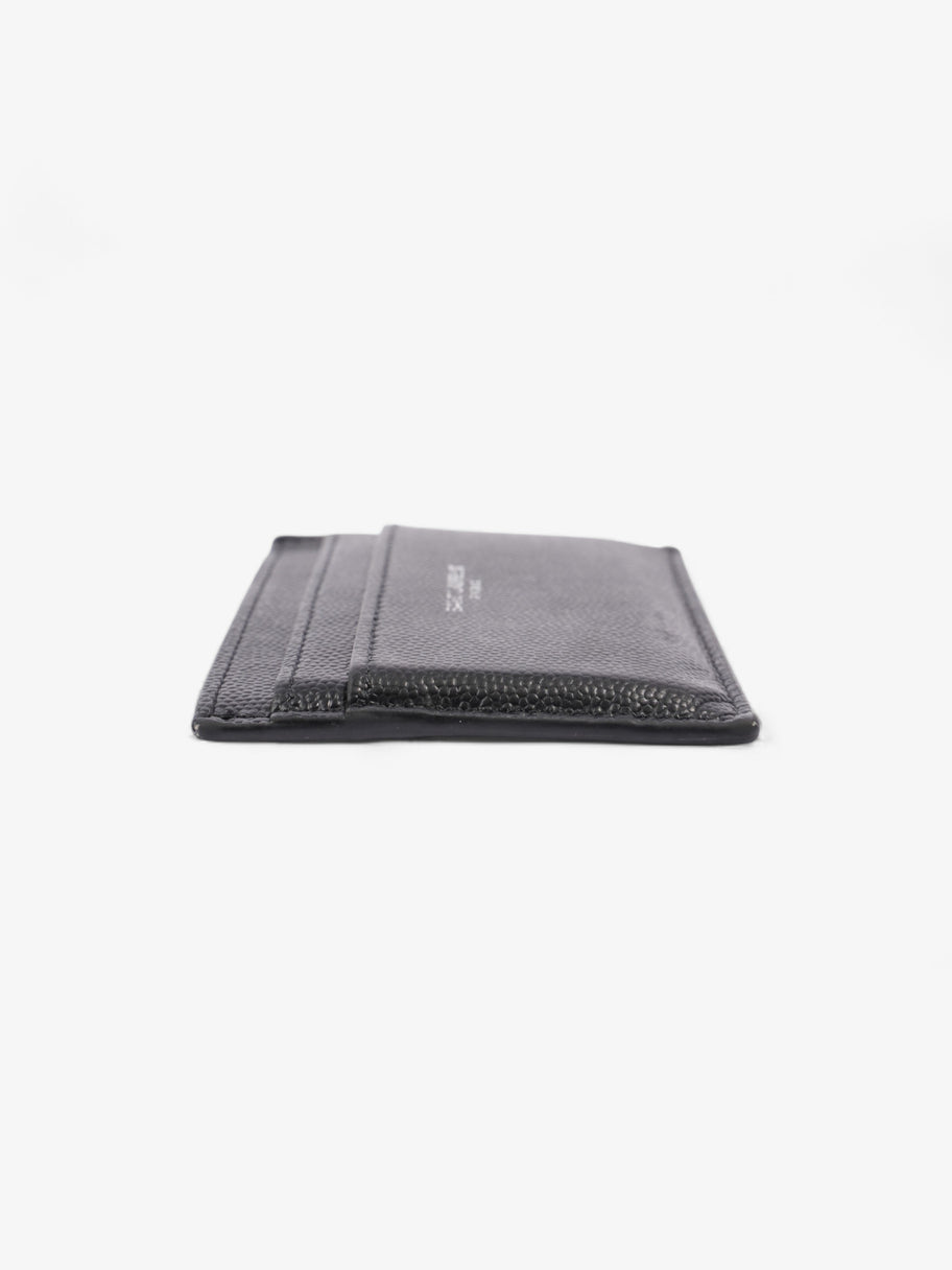 Saint Laurent Logo Card Holder Black Calfskin Leather Image 4