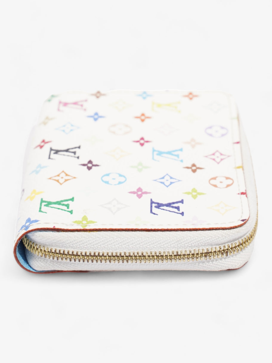 Louis Vuitton Takashi Murakami Zippy Coin Wallet White / Monogram Multicolour Calfskin Leather Image 2