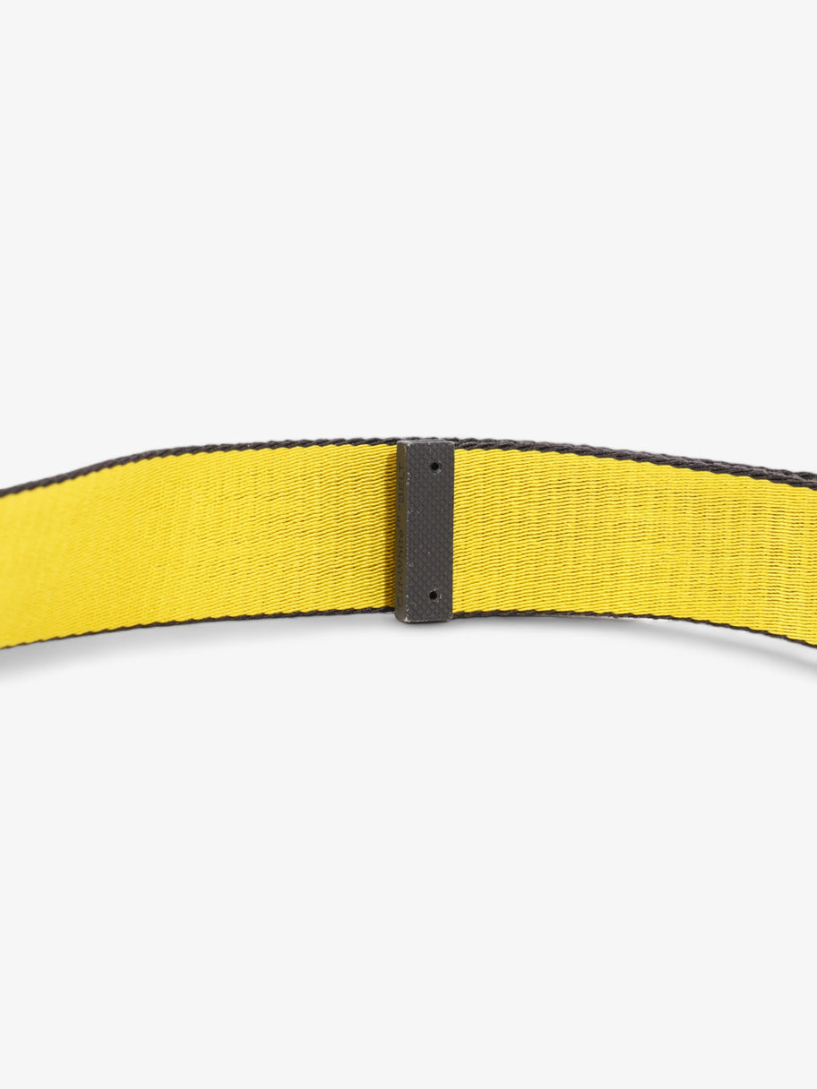 Off White Industrial Belt Yellow Fabric Image 3