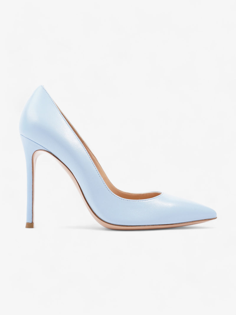  Gianvito Rossi Leather Heels 100 Blue  Leather EU 36.5 UK 3.5