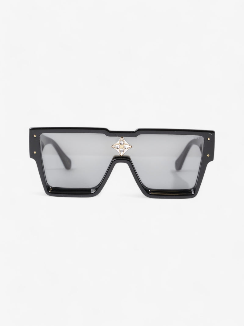  Louis Vuitton Cyclone Glasses Black / Gold / White Acetate