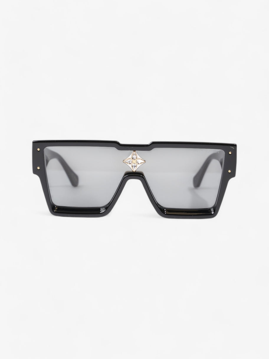 Louis Vuitton Cyclone Glasses Black / Gold / White Acetate Image 1