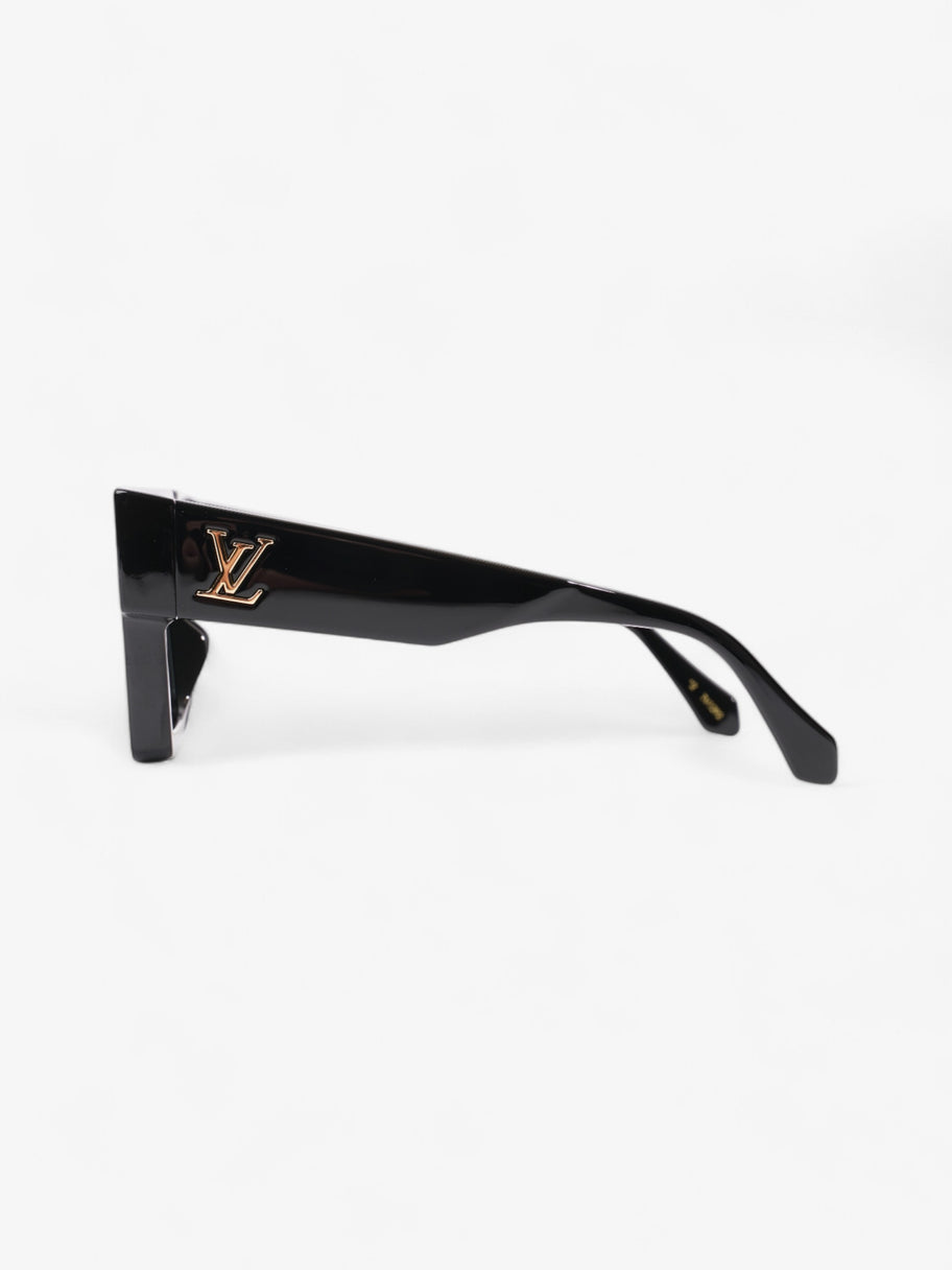 Louis Vuitton Cyclone Glasses Black / Gold / White Acetate Image 2