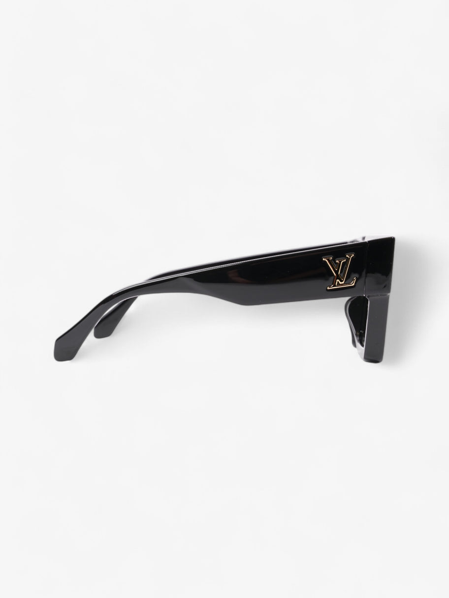 Louis Vuitton Cyclone Glasses Black / Gold / White Acetate Image 4