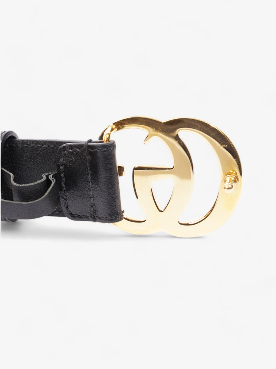 Gucci Marmont Belt Black / Gold Leather 95cm 38