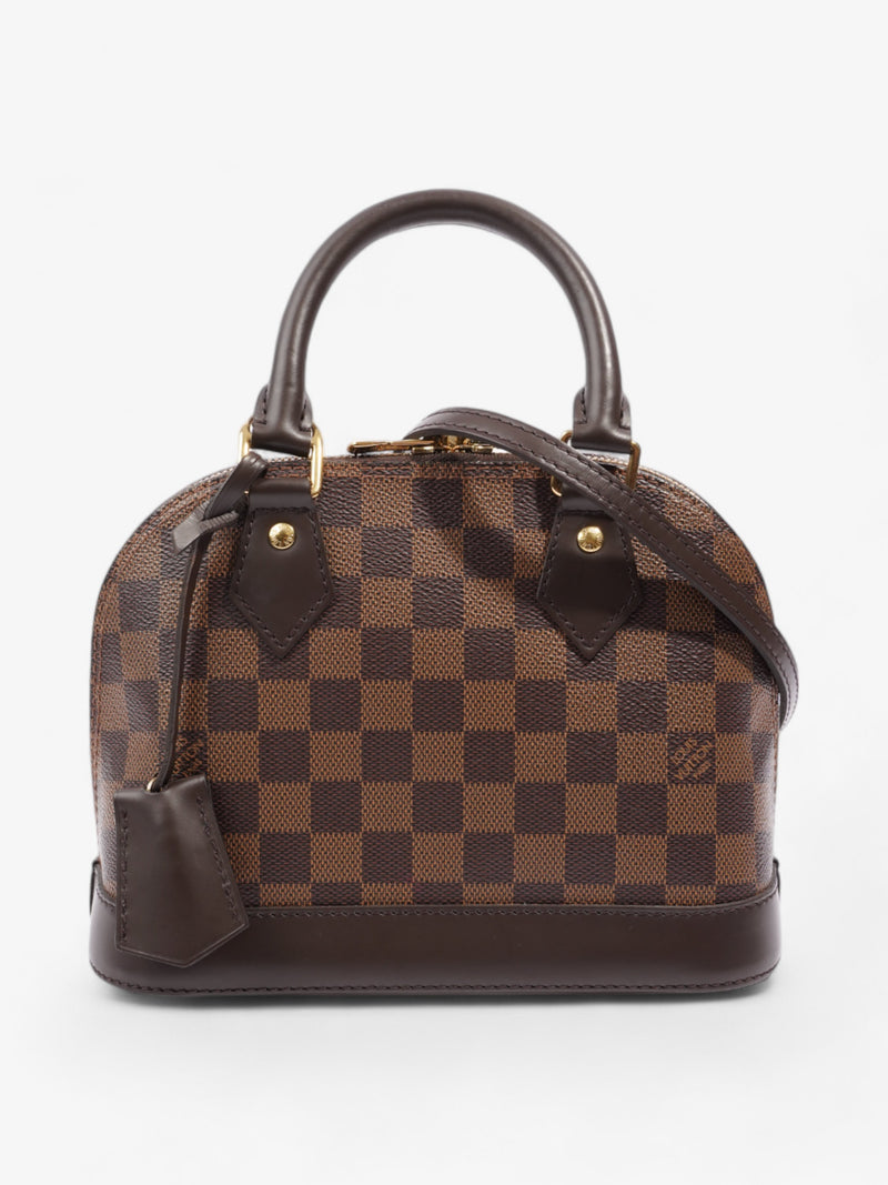  Louis Vuitton Alma Damier Ebene Coated Canvas BB