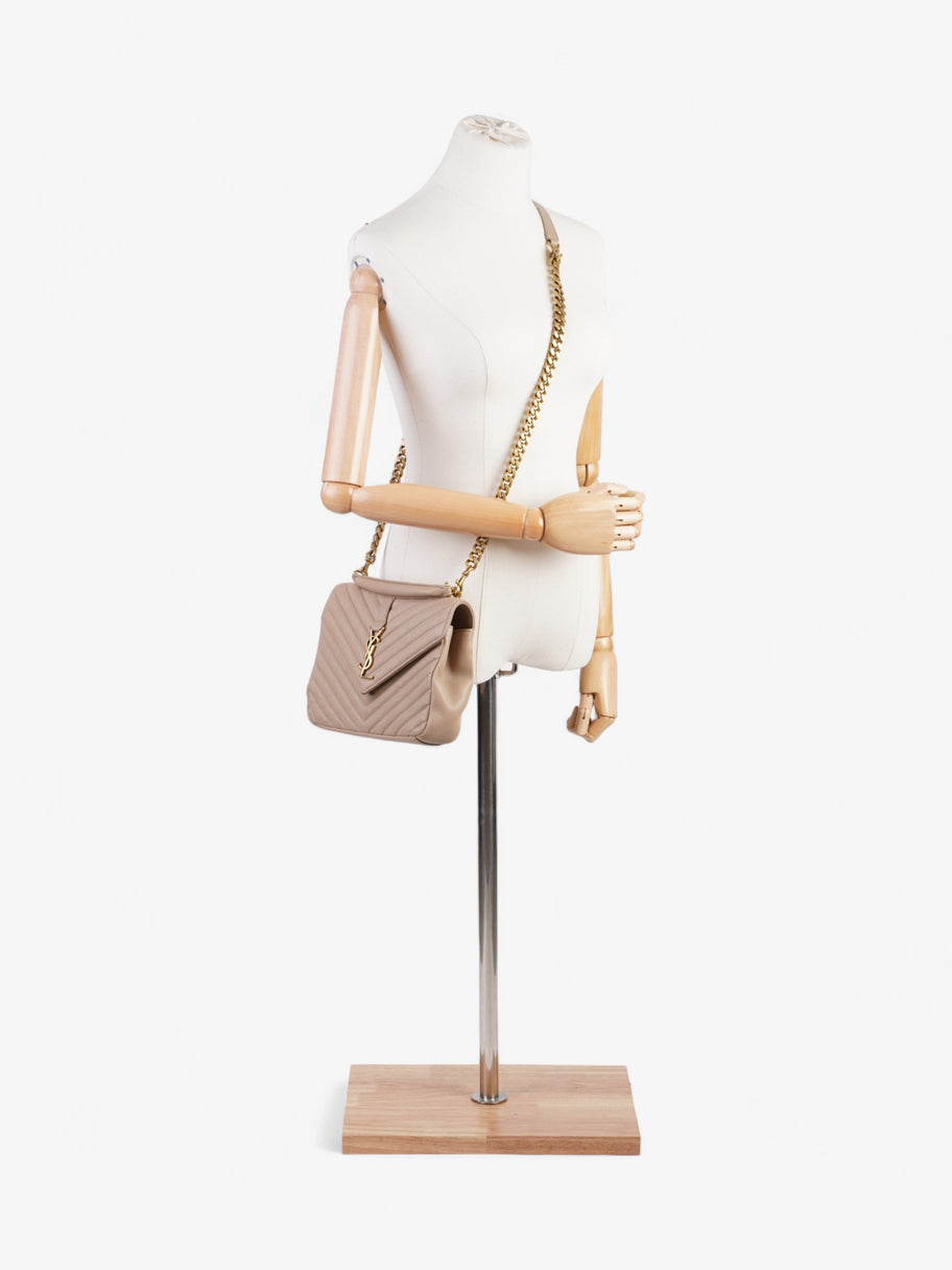 Saint Laurent College Bag Beige Leather Medium Image 2