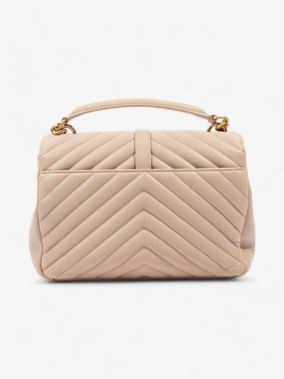 Saint Laurent College Bag Beige Leather Medium Image 4