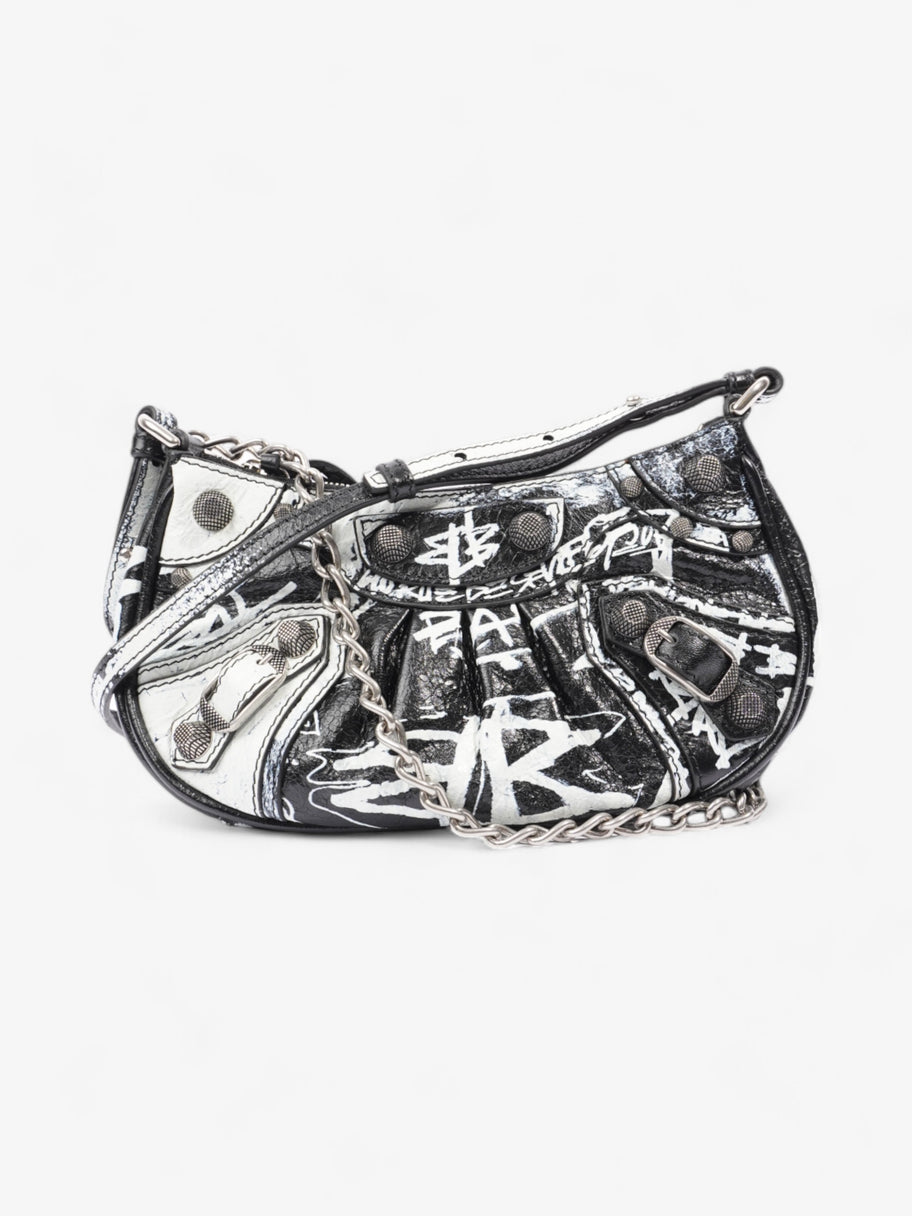 Balenciaga Le Cagole Black / White Leather Mini Image 1