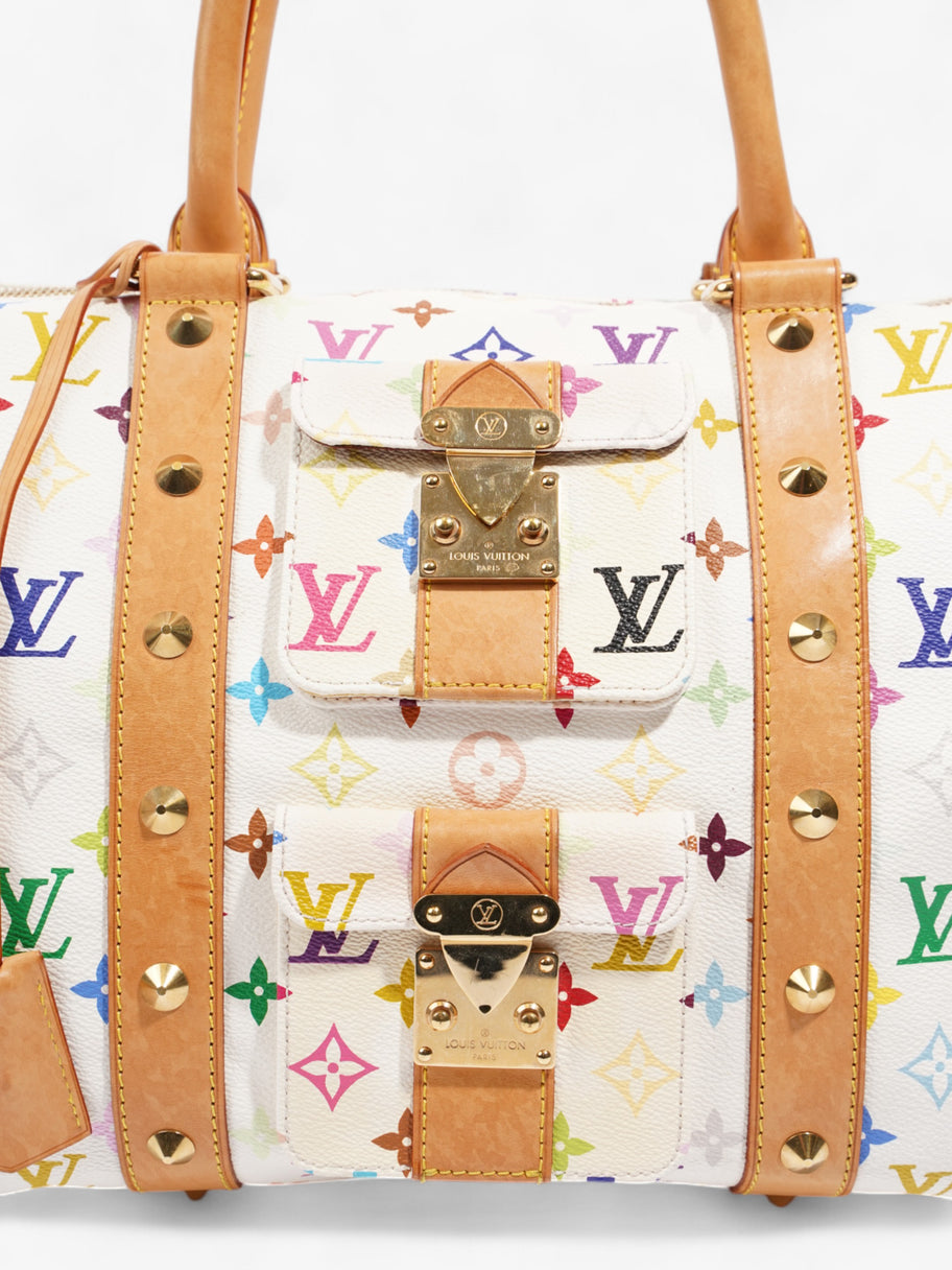 Louis Vuitton Keepall Murakami White / Multicolour Coated Canvas 45 Image 3