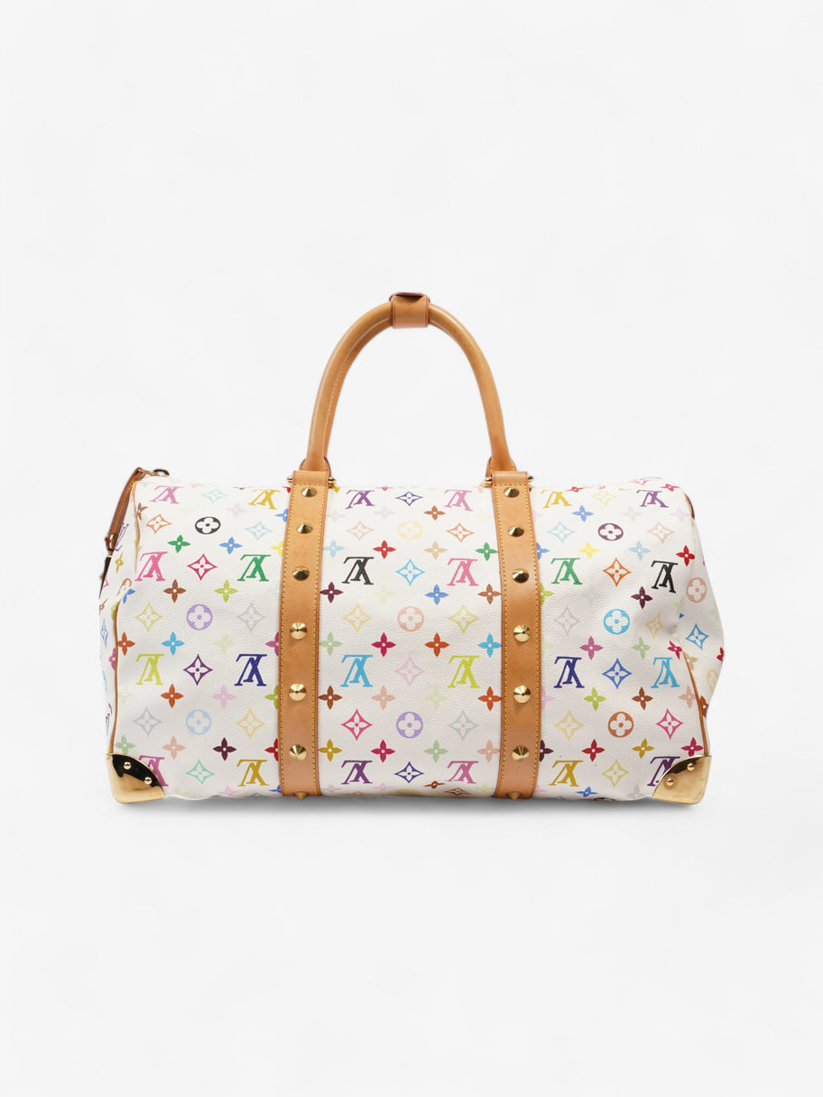 Louis Vuitton Keepall Murakami White / Multicolour Coated Canvas 45 Image 5