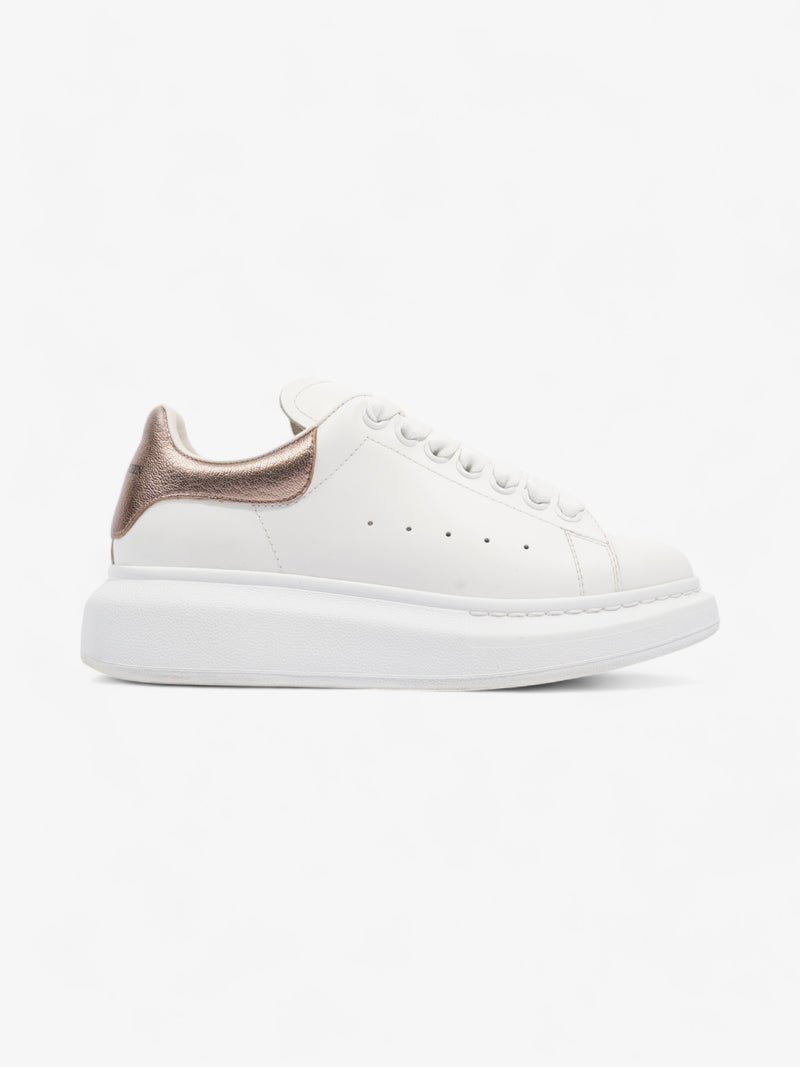  Alexander McQueen Oversized Sneakers White / Rose Gold Leather EU 36.5 UK 3.5